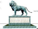 Архитектурная композиция Монумент Lion - The main guard