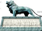 Архитектурная композиция Монумент Lion - The main guard