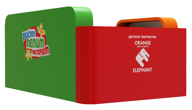 orange elephant