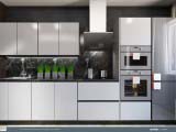 Современный дизайн интерьера гостиной кухни