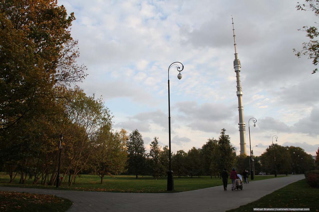 Останкинский парк зимой