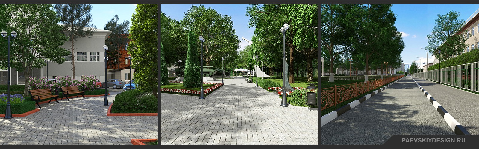 Ландшафтный дизайн территории участка, дизайн скверов и парков