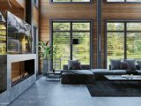 Дизайн интерьера дома из бруса в современном стиле